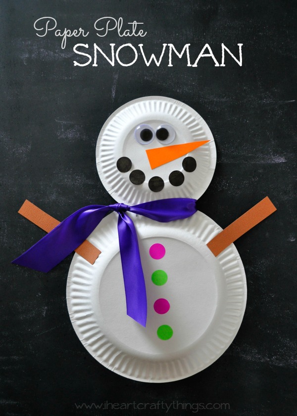 PaperPlateSnowman