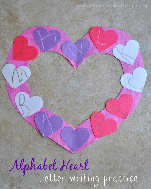 AlphabetHeartwritingpractice