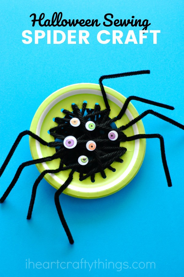halloween spider sewing craft 3